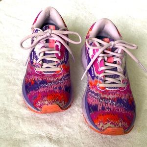 Brooks Ghost Unity tie dye running shoes